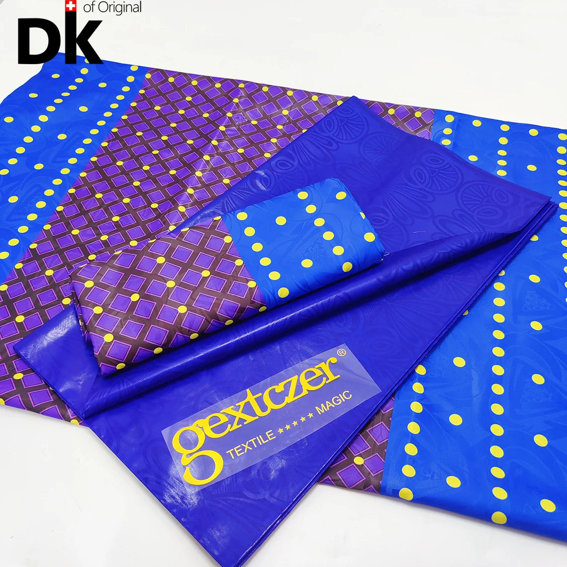 2.5 Yards Prints Baizn With 2.5 Yards Plain Bazin Perfect Match For African Guinea Women Wedding Party Dress Sewing Basin Fabric