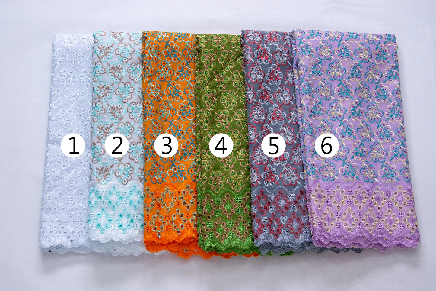 Swiss Voile Lace Fabric 2025 High Quality African Nigerian Embroidery Cotton Lace Fabric For Sewing Women Party DIY Dresses 4369