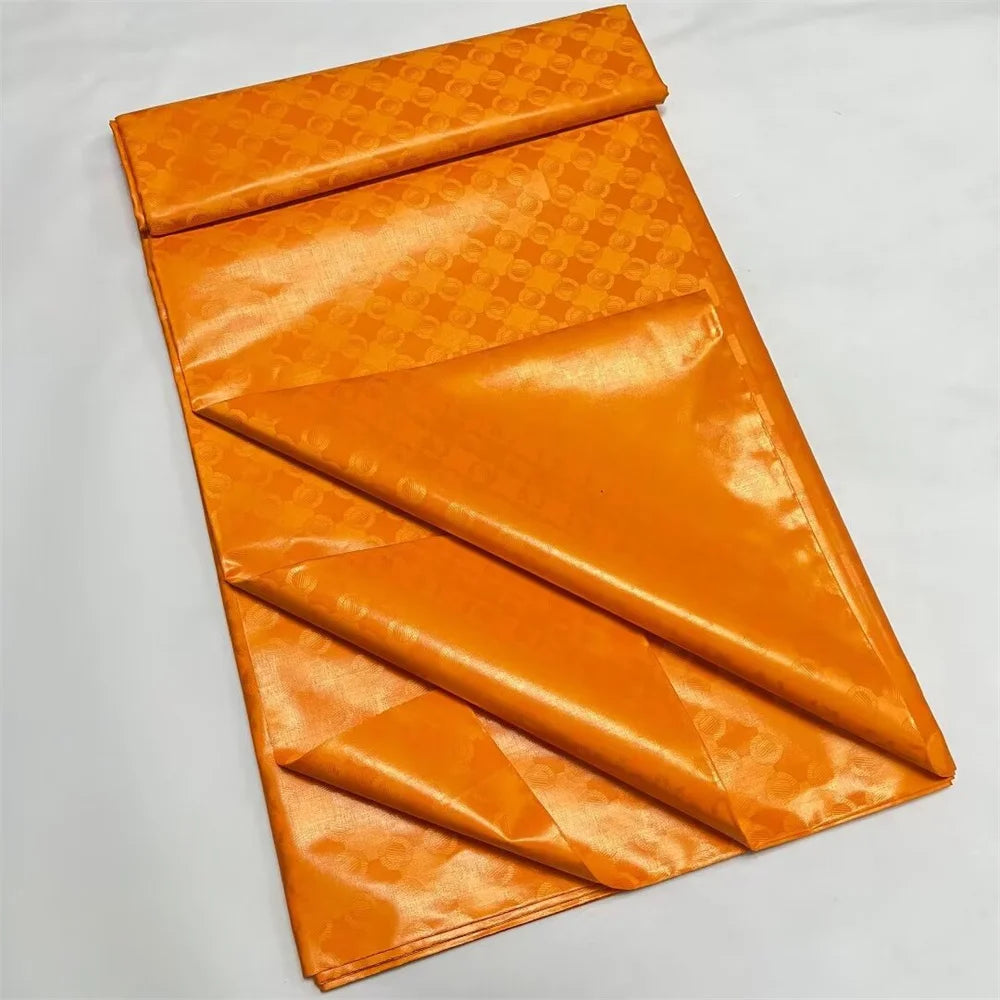 2025 African Bazin Riche Fabric Plain Bazin Brocade Latest 5 Yard African Lace Fabric For Dress