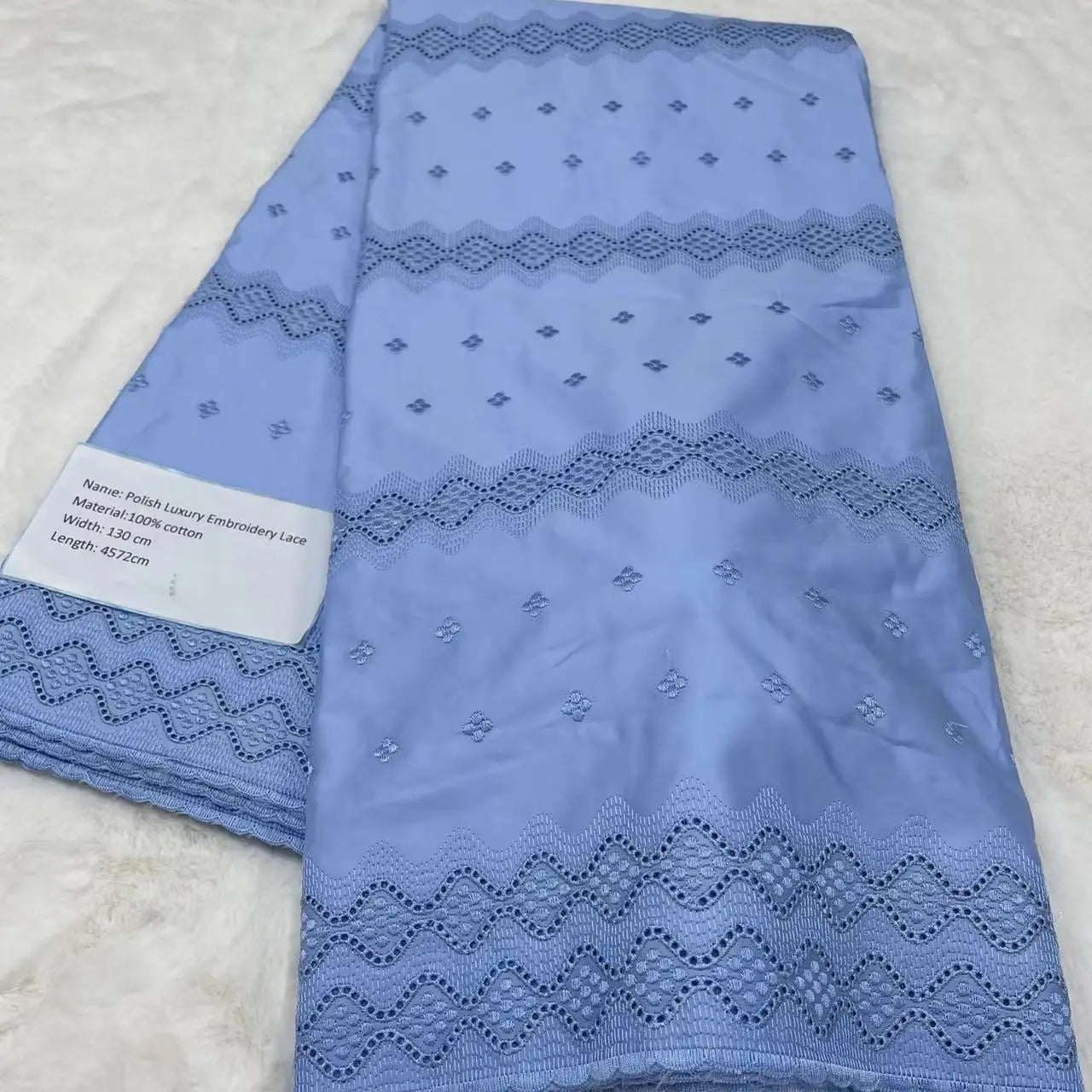 5 Yards High-end African Momen/Men Lace Fabric Tribute Silk Lace Swiss 100% Cotton Lace In Switzerland Fabric For Dress TV1219-3