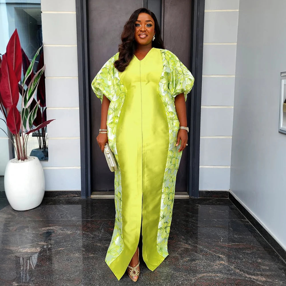 African Dresses for Women Traditional Africa Clothing Dashiki Ankara Outfits Gown Abayas Robe Muslim Kaftan Maxi Long Dress 2024