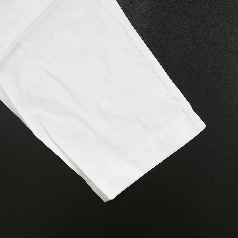 African Clothes Embroidery Bazin Riche Bubu Gown For Men Church Party Wedding Thobe 3 PC Top and Pants White Suit Set Daily Wear