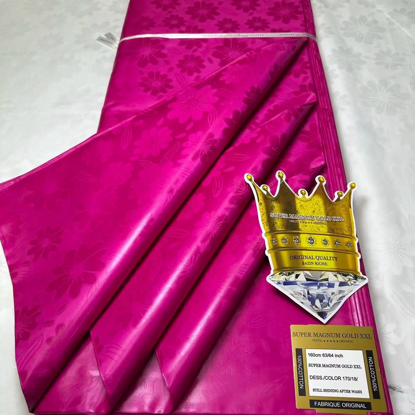 5 Meters Perfumed African Bazin Brocade Fabrics for Dress 100% Cotton Team Bazin Riche Brode Jacquard Material for Clothes 16A91