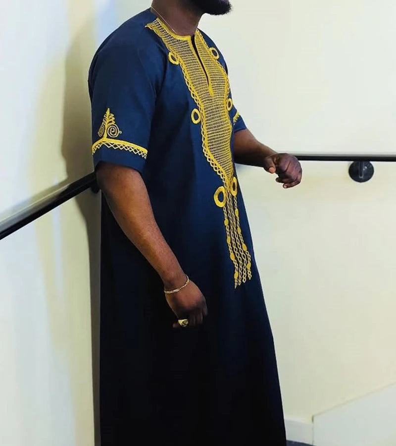 african traditional evening dresses shirts for mens thobe dashiki robe clothes fashion kaftan africa clothing muslim abayas 2025