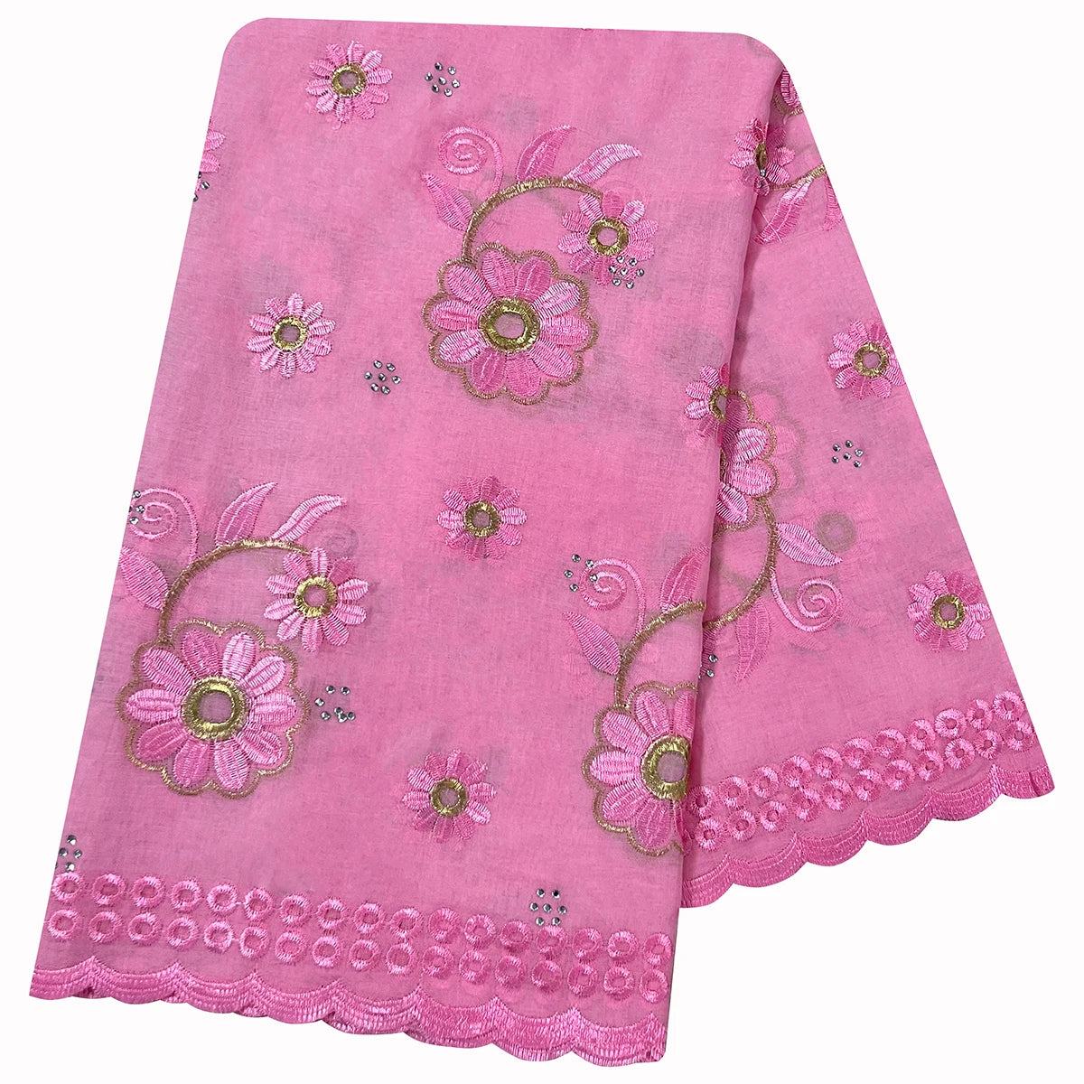 2025 Fashion Design Dubai Scarf For Muslim Women African Cotton Hijab Islam Hijab Pashmina Turban Headscarf Embroidery Shawls