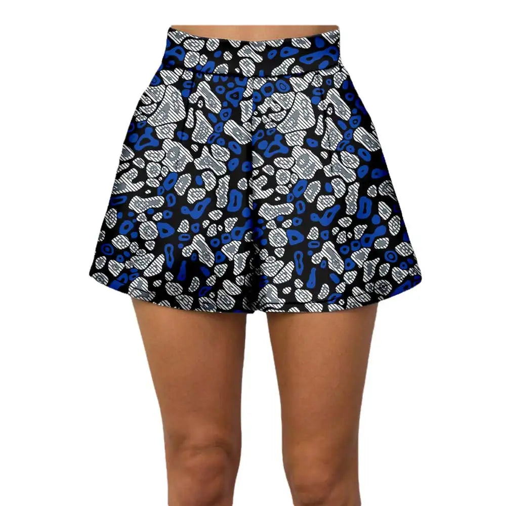 2025 Summer Women Beach Shorts Private Custom Casual Short Pants 100% Cotton Batik Print Pattern African Shorts A722108