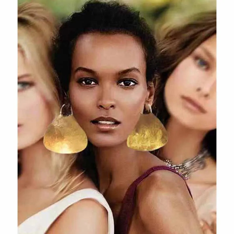 Big African hoops earrings, Elegant Large african hoops, marvel African  Jewelry,  Brass earring christmas gifts 2023s серьги