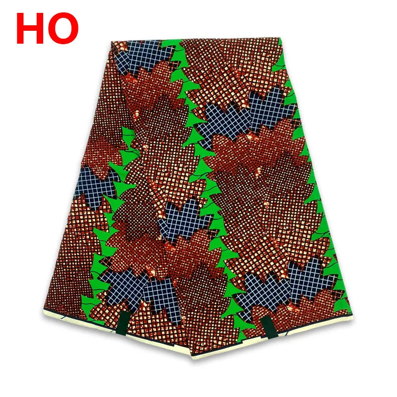 2025  African Golden Wax Fabric Cotton Stuff Rapper Batik Ankara Original High Quality New Material Pagne Maintenant