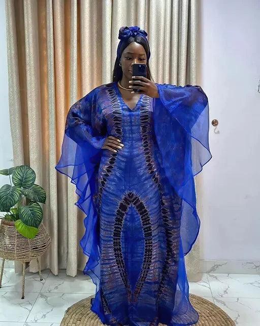 African Dresses for Women Traditional Africa Clothing Dashiki Ankara Outfits Gown Abayas Robe Muslim Kaftan Maxi Long Dress 2024