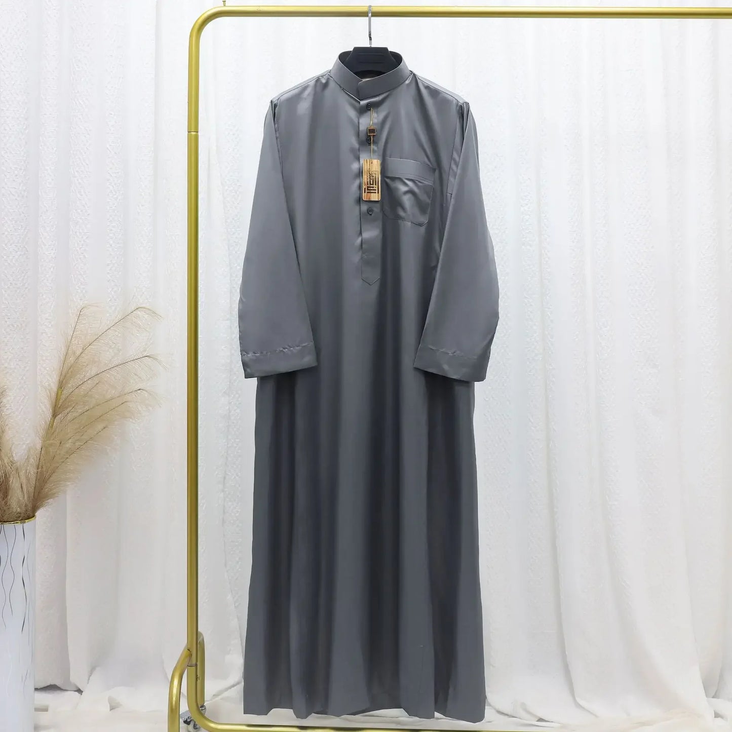 Muslim Eid Men Long Robe Kimono Dishdasha Modest Islamic Dubai Saudi Abayas Prayer Abaya Kaftan Ramadan Morocco Jubba Thobe