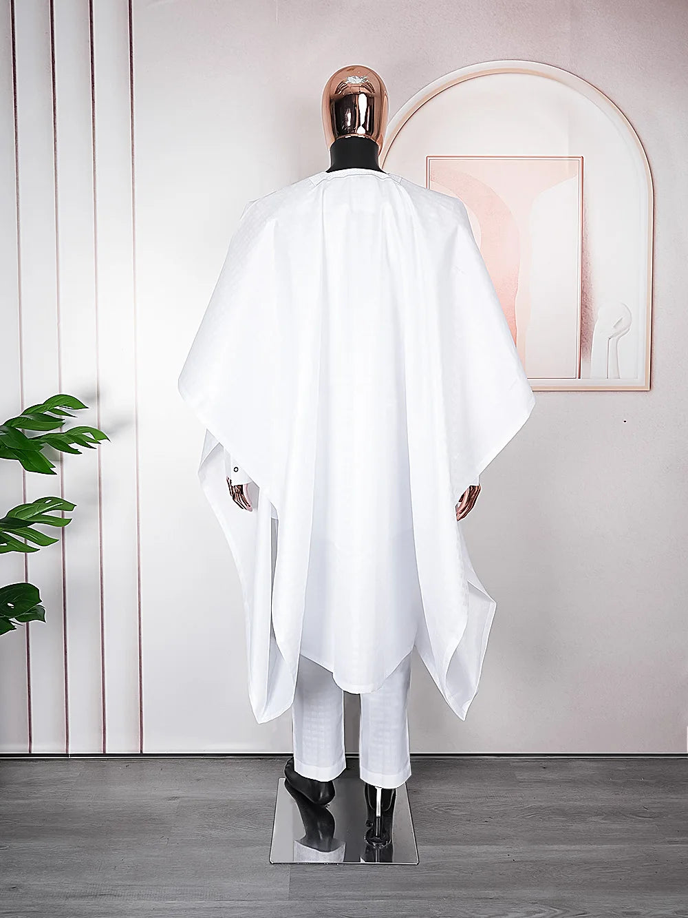 H&D African clothes For Men Embroidered Robes Dashiki Shirt Pants 3PCS Set Muslim Ramadan Thobe Wedding Festivals Christmas Gown