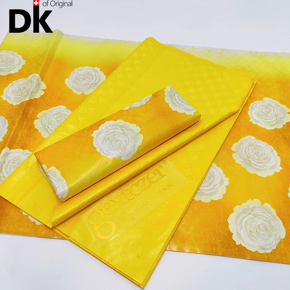 2.5 Yards Prints Baizn With 2.5 Yards Plain Bazin Perfect Match For African Guinea Women Wedding Party Dress Sewing Basin Fabric