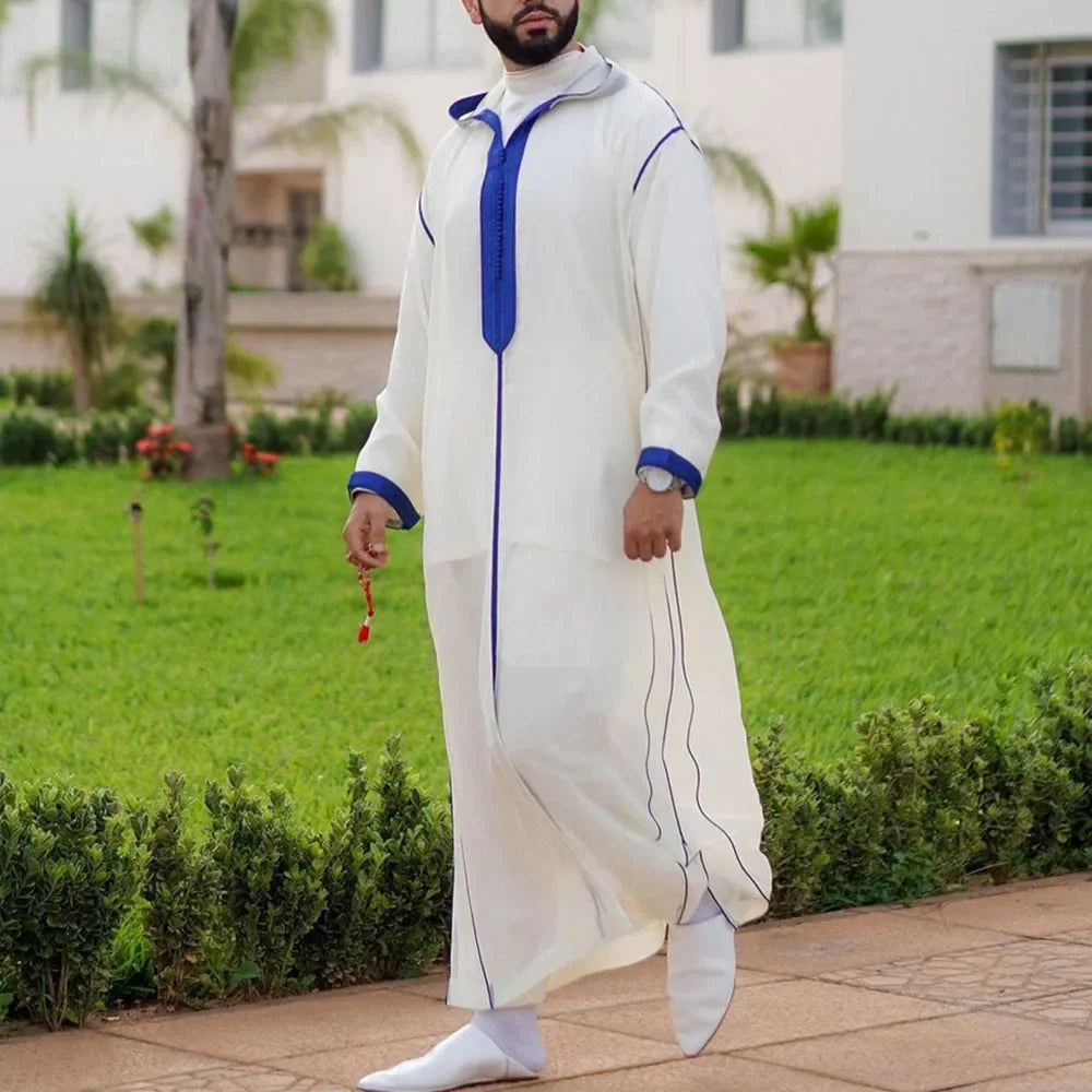 New 2025 Islam Muslim Men Clothing Loose Jubba Thobe Abaya Tenue Musulmane Pour Homme Caftan Islamic Robes Pakistan Arabia Dress