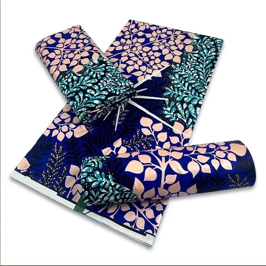 2025  African Golden Wax Fabric Cotton Stuff Rapper Batik Ankara Original High Quality New Material Pagne Maintenant