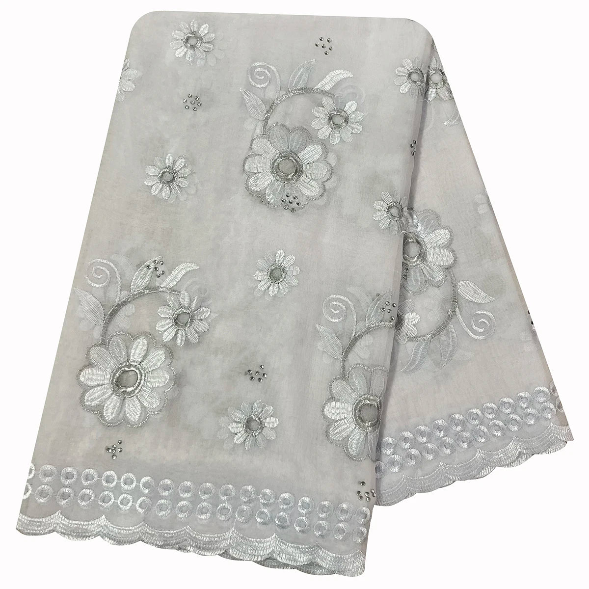 2025 Fashion Design Dubai Scarf For Muslim Women African Cotton Hijab Islam Hijab Pashmina Turban Headscarf Embroidery Shawls