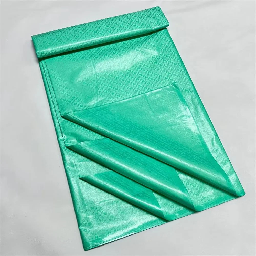 2025 African Bazin Riche Fabric Plain Bazin Brocade Latest 5 Yard African Lace Fabric For Dress