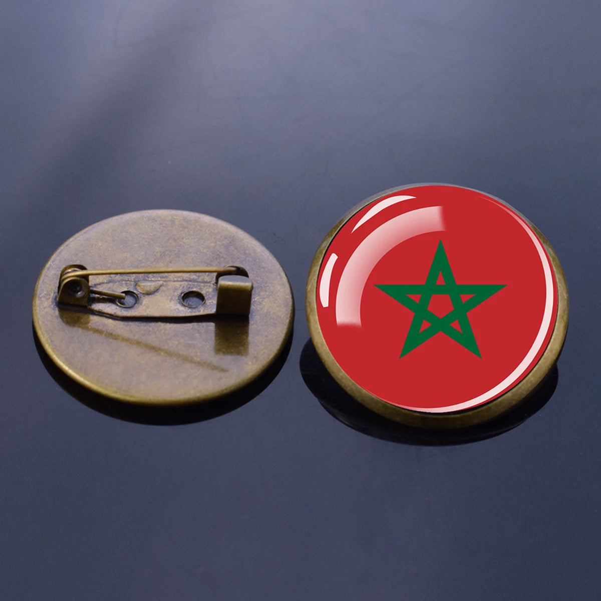 African Country National Flag Brooch Pins Algeria South African Morocco Egypt Nigeria Flags Badge