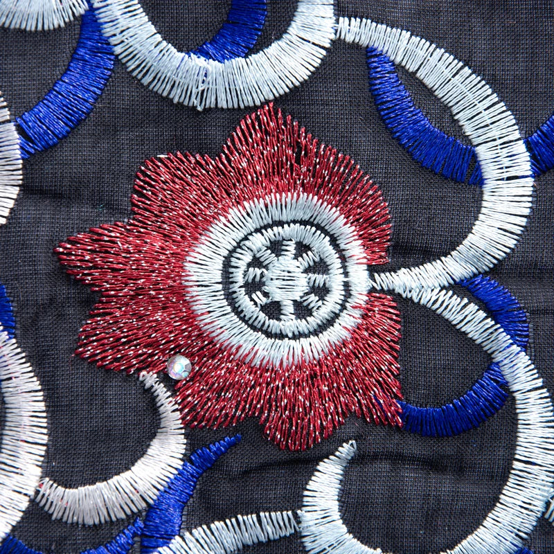 2024 High Quality Cotton Swiss Voile Lace with Crystal African Embroidered Lace Fabric for Sew Wedding Party Women Dress TY3052