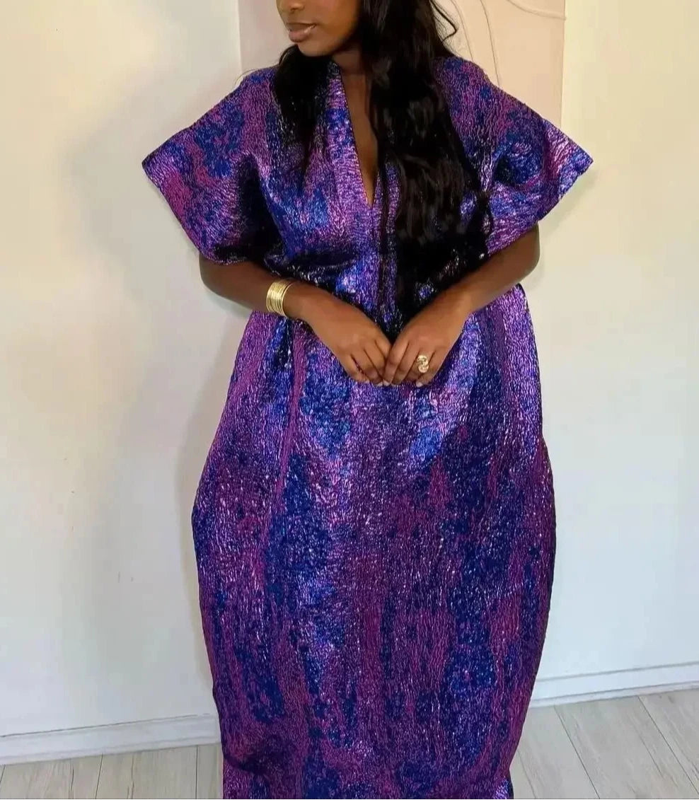 African Dresses for Women 2025  Traditional Africa Clothing Dashiki Ankara Outfit Gown Abayas Robe Muslim Kaftan Maxi Long Dress