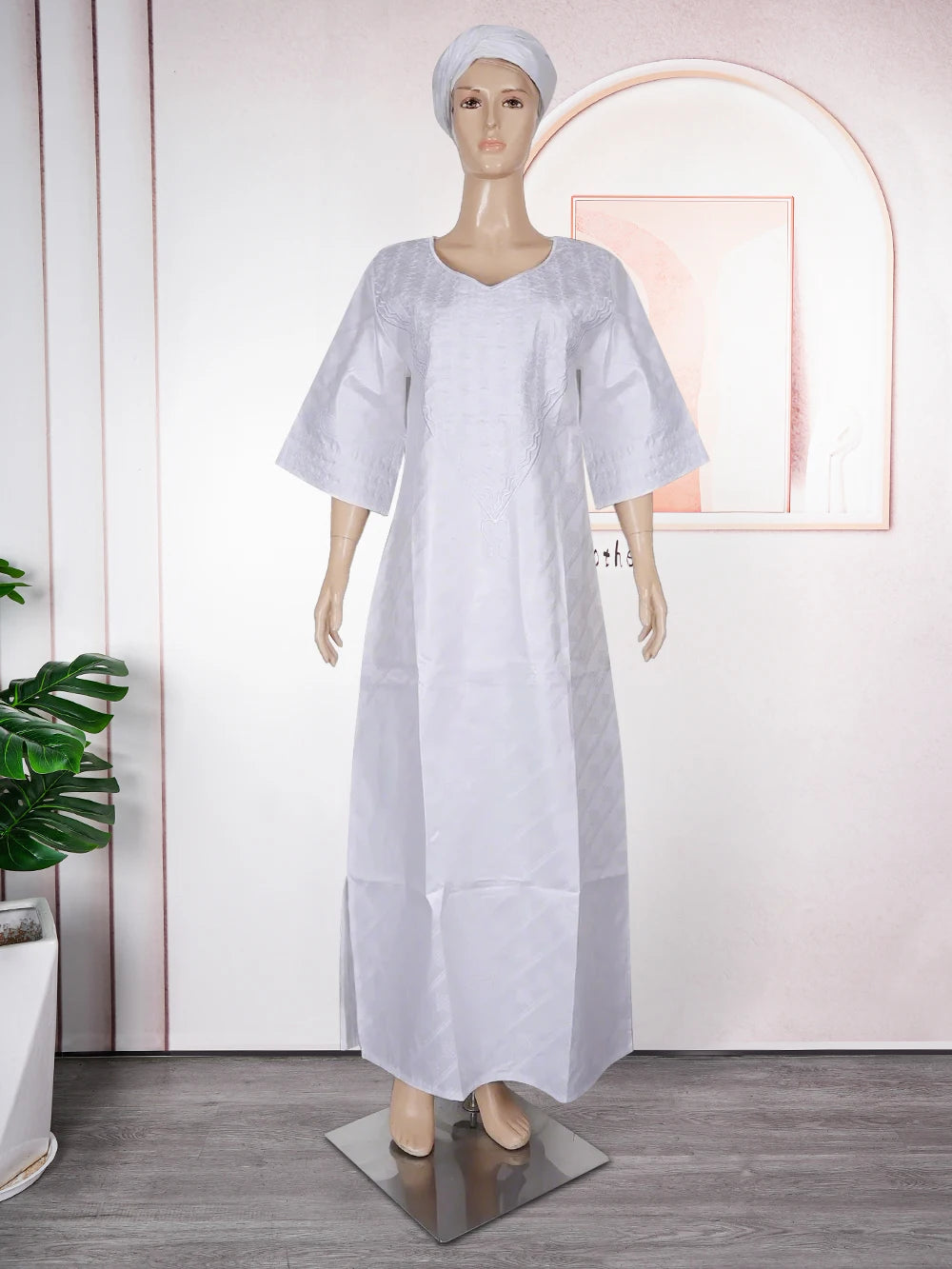 Plus Size African Clothes for Women 2025 New African Dashiki Ankara Embroidery Robe Bazin Design Wedding Party Dresses