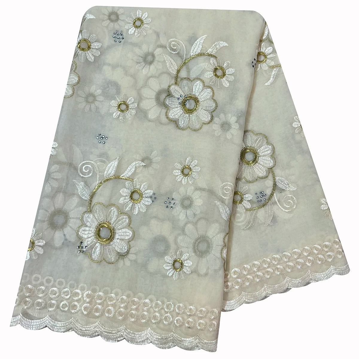 2025 Fashion Design Dubai Scarf For Muslim Women African Cotton Hijab Islam Hijab Pashmina Turban Headscarf Embroidery Shawls