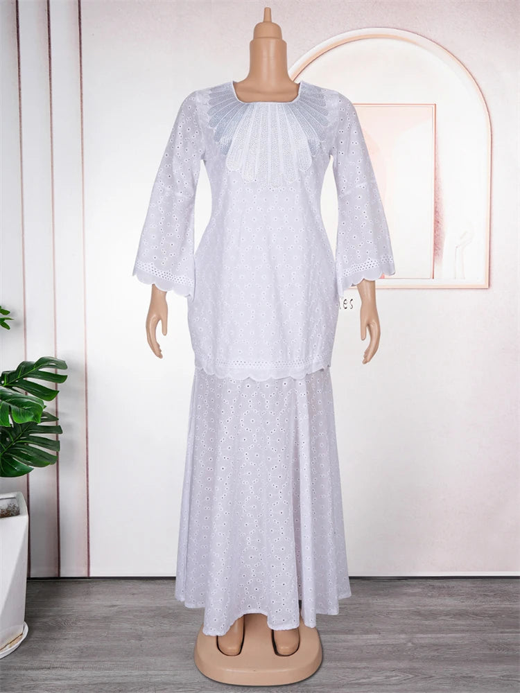 Wedding Party Dresses For Women African Embroidery Lace Mermaid Robe Dubai Turkey Hijab Abayas Elegant Evening Dress Clothing