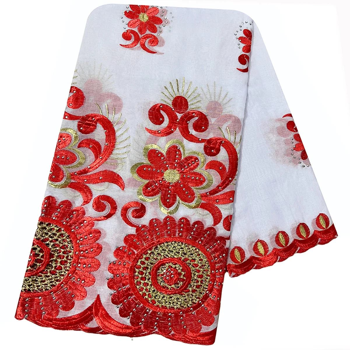 2024 Latest Hot Sales 100% Cotton Big Size Scarf African Women Hijab Scarf Hollow Out Embrodiery Muslim Scarf On Wholesale Price