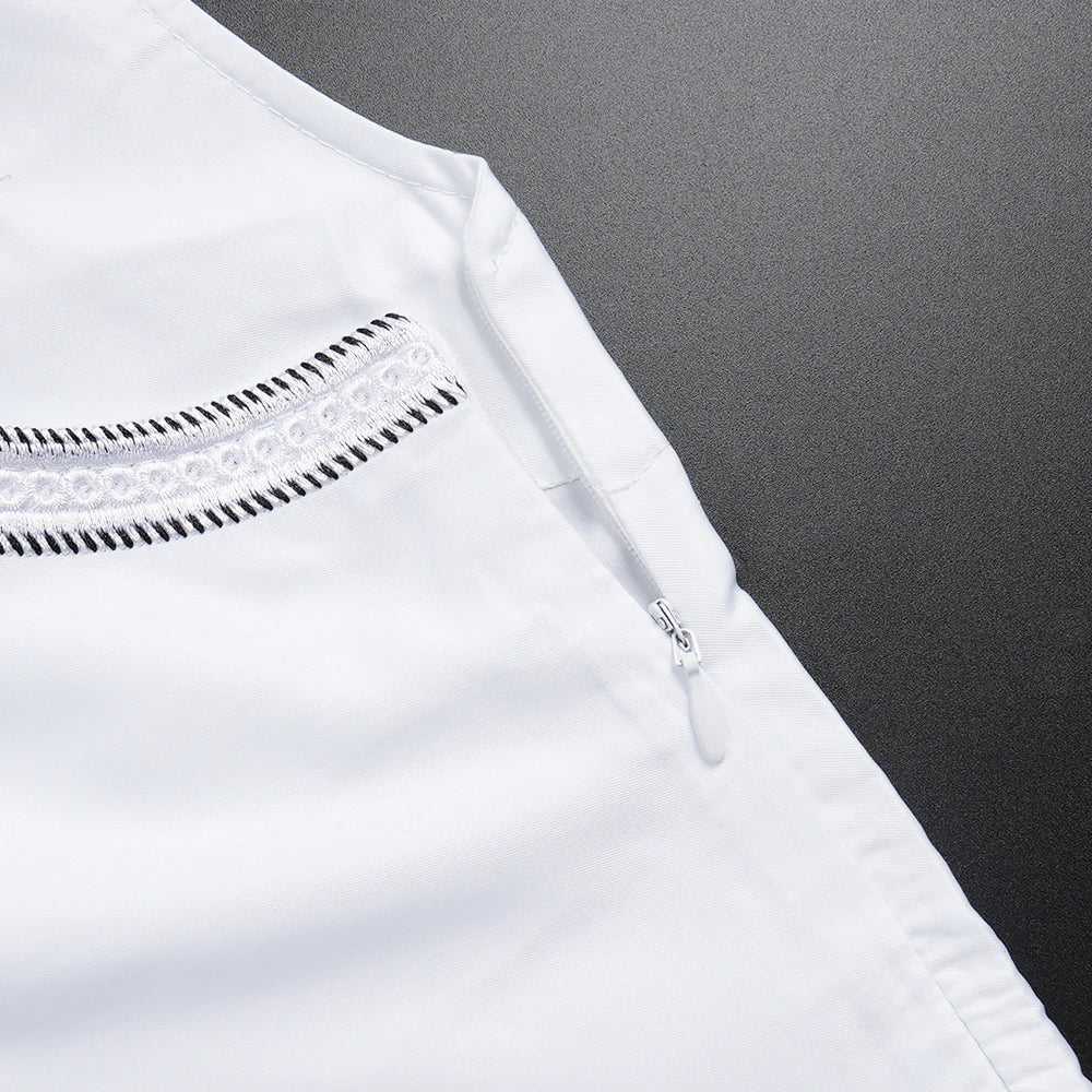 H&D Dashiki For Men Top Pant 2 Pieces Set African Clothes Riche African Clothing Muslim Ramadan Embroidery Wedding Party Thobe