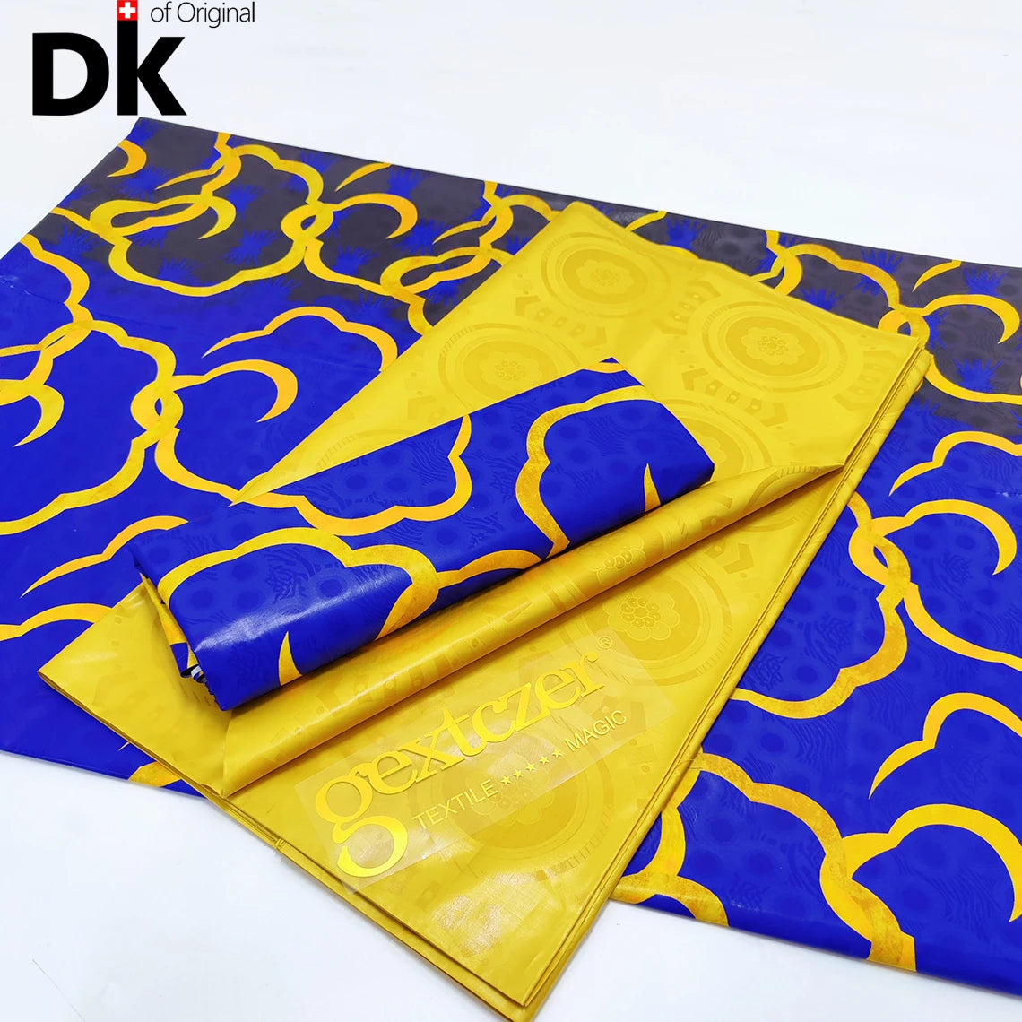 2.5 Yards Prints Baizn With 2.5 Yards Plain Bazin Perfect Match For African Guinea Women Wedding Party Dress Sewing Basin Fabric