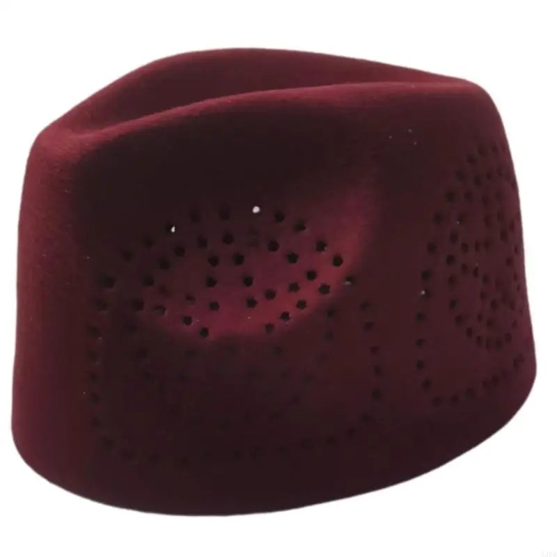 Men's Fashionable Prayer Caps Soft Breathable Taqiyah Hat for Religious Festival