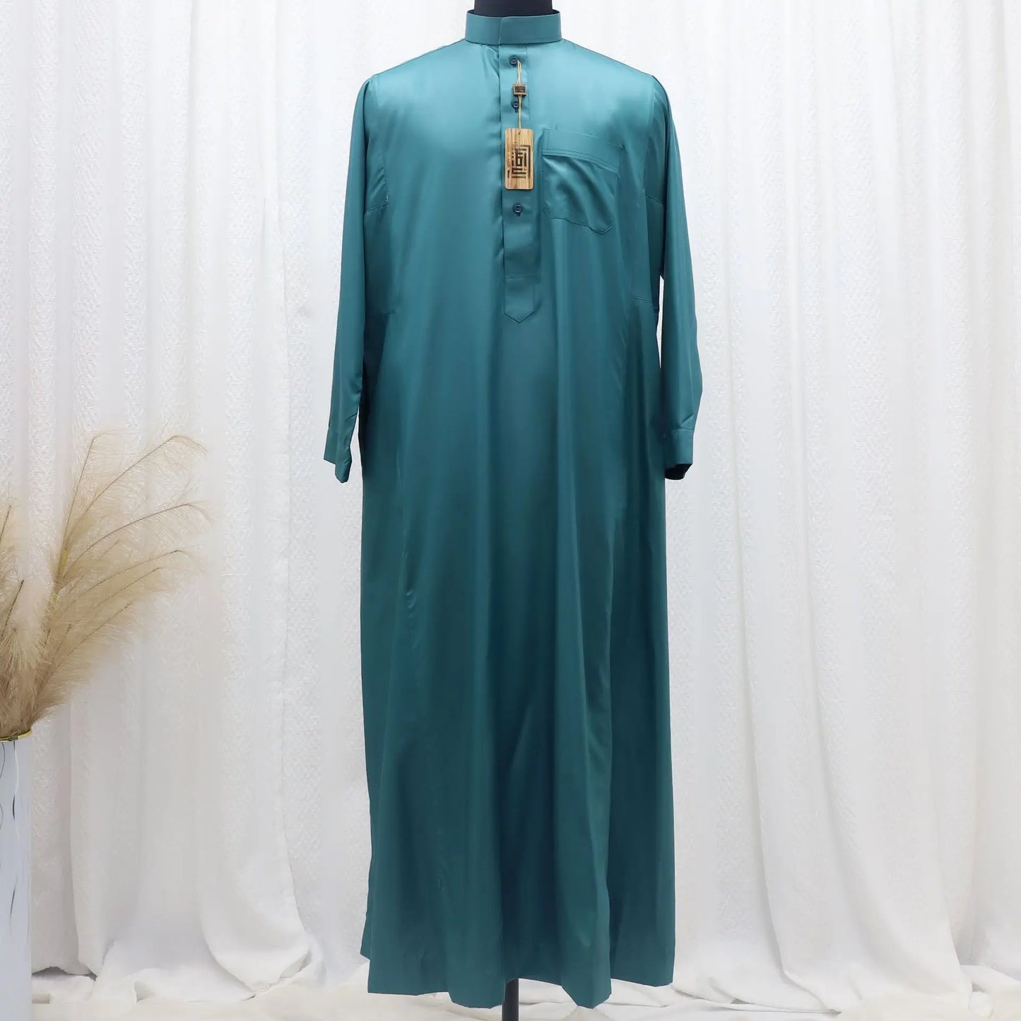 Muslim Eid Men Long Robe Kimono Dishdasha Modest Islamic Dubai Saudi Abayas Prayer Abaya Kaftan Ramadan Morocco Jubba Thobe