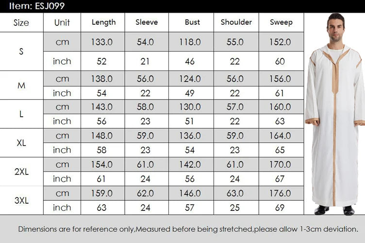 Men Abaya Muslim Dubai Saudi Long Dress Eid Hooded Jubba Thobe Islamic Clothing Moroccan Djellaba Caftan Kaftan Arabic Robe Gown