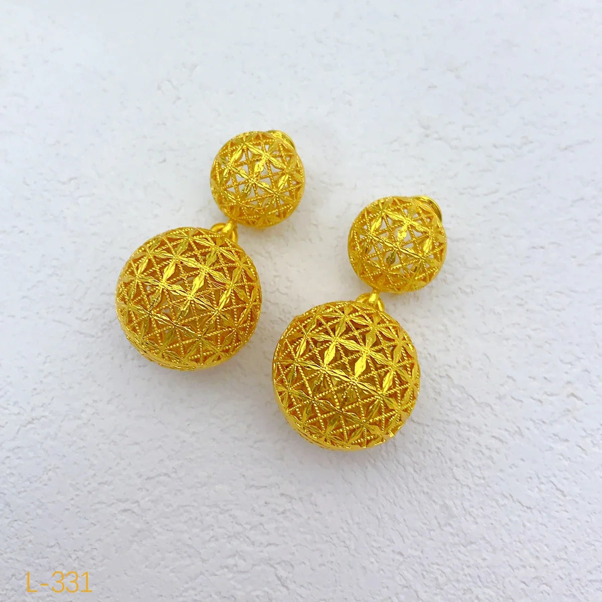 Dubai Ball 24k Gold Plated Jewelry Sets for Women Indian Bridal Costume Necklace Earrings Sets Nigerian Wedding Party Gifts
