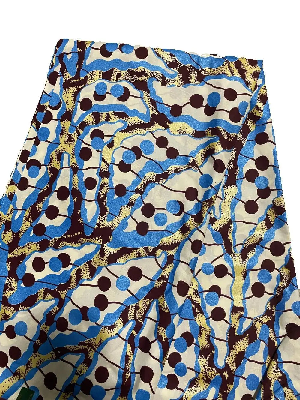 6YARDS African Golden Wax Fabric Real Batik Ankara 100Cotton Material Shine Super Good Quality Wax Kente Pagne Tissu For Uniform