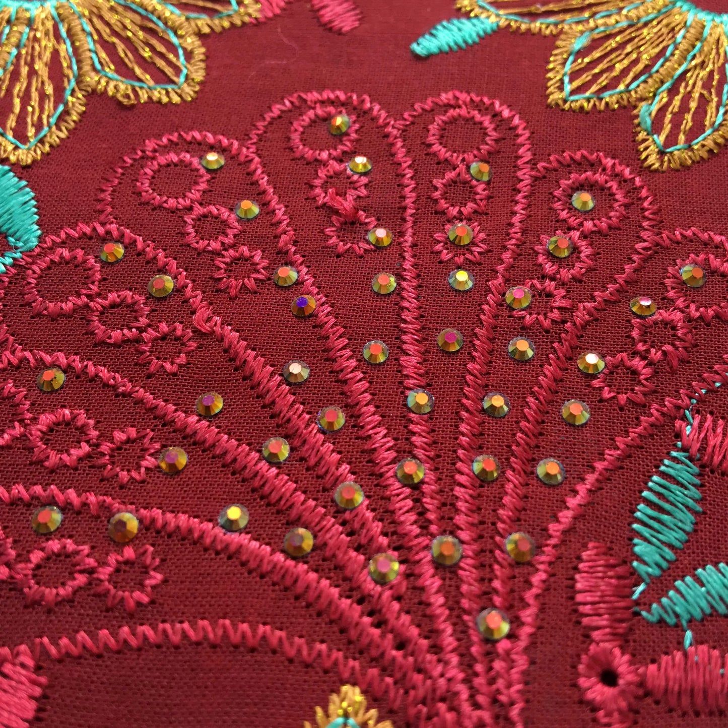 2024 African Cotton Lace Fabric High Quality Nigerian Stones Cotton Lace Fabric Swiss Voile Lace For Women Wedding Dress TY3806