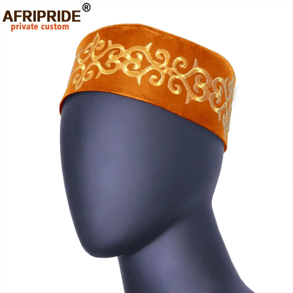 African Muslim Islam Kippah Arab Caps Musulman Ramadan Arabia Moslim Tulband Wrap Allah Muslim Prayer Cap Men AFRIPRIDE A1928010