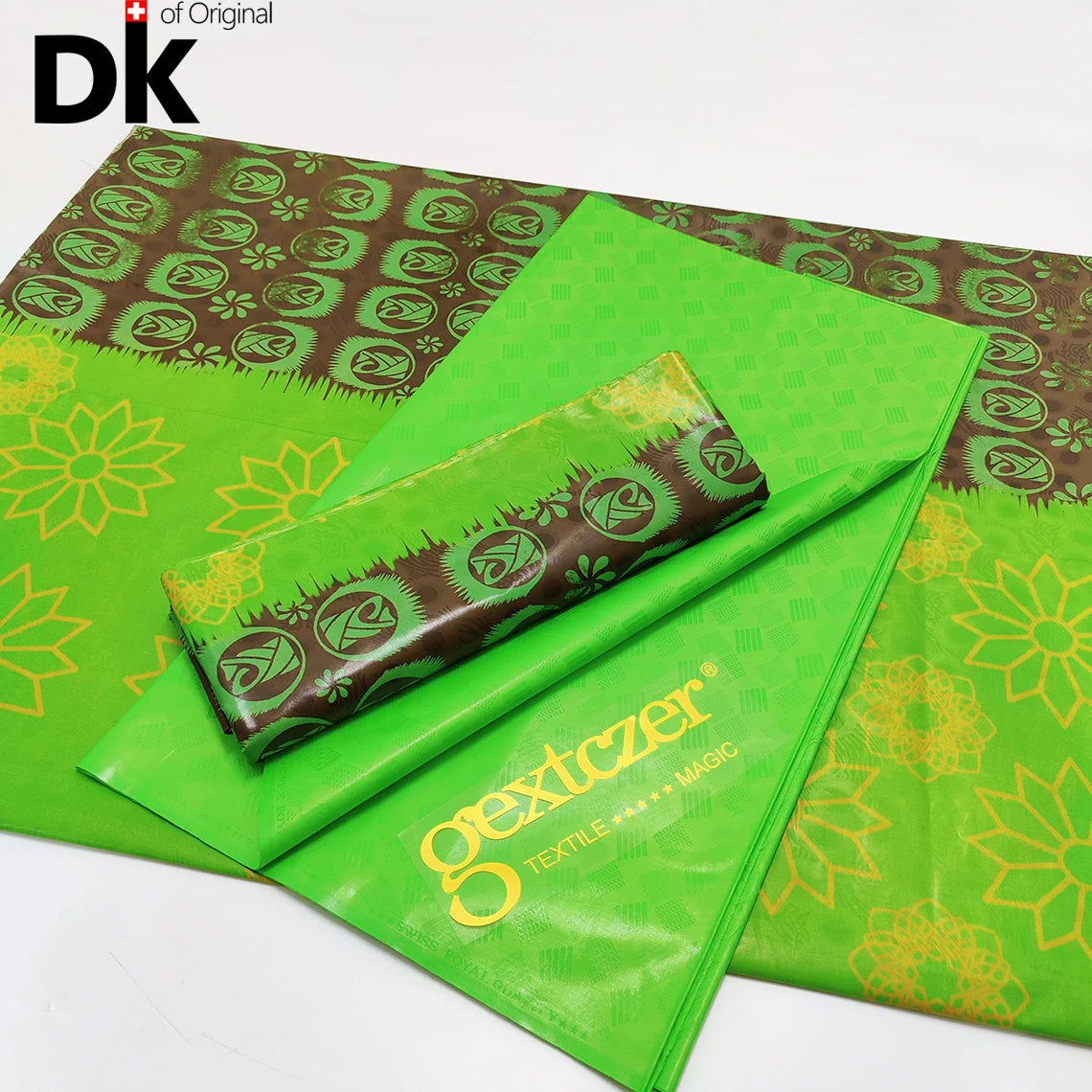 2.5 Yards Prints Baizn With 2.5 Yards Plain Bazin Perfect Match For African Guinea Women Wedding Party Dress Sewing Basin Fabric