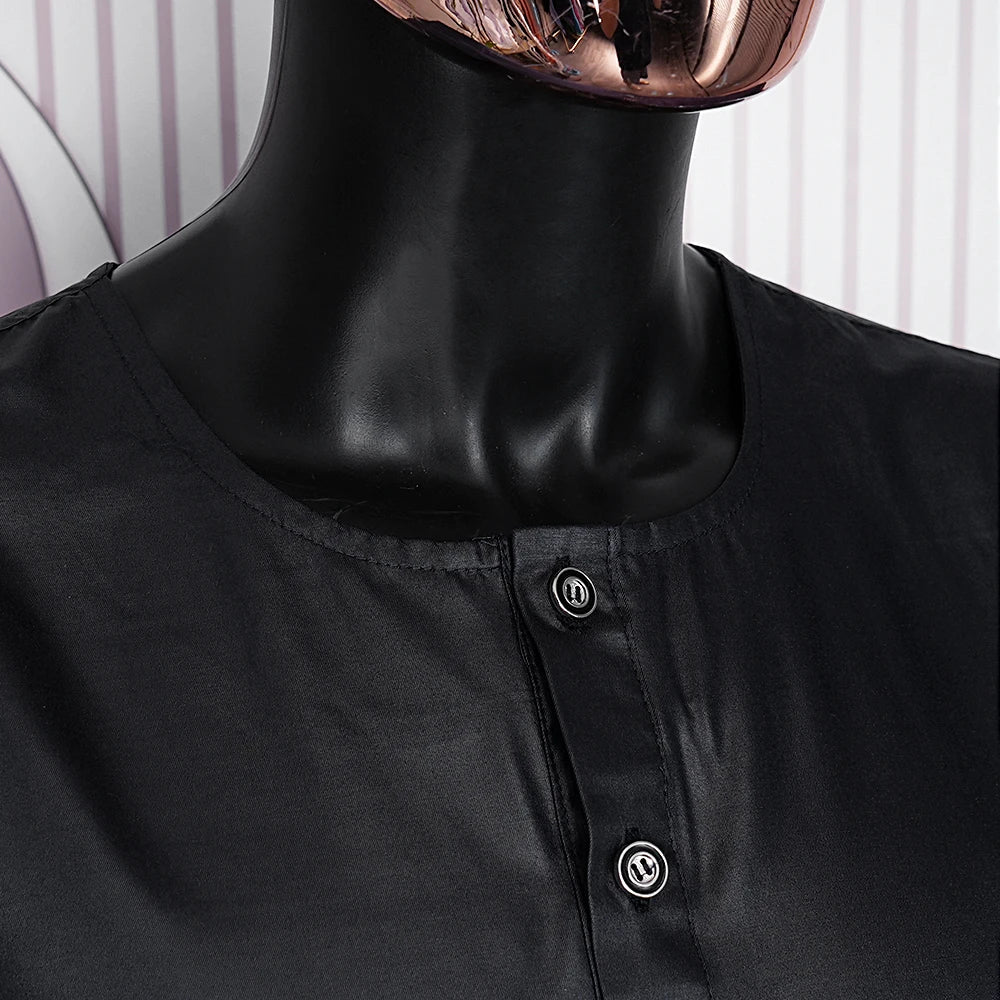 H&D African Clothes for Men Bazan Trads Wears Robe Shirt Pants 3 PCS Set Embroidery High -quality embroidery wedding dress