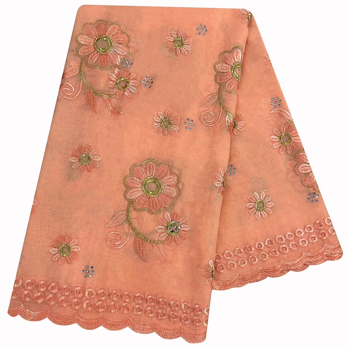 2025 Fashion Design Dubai Scarf For Muslim Women African Cotton Hijab Islam Hijab Pashmina Turban Headscarf Embroidery Shawls