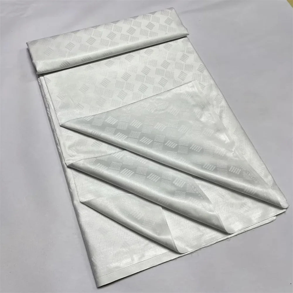 2025 African Bazin Riche Fabric Plain Bazin Brocade Latest 5 Yard African Lace Fabric For Dress