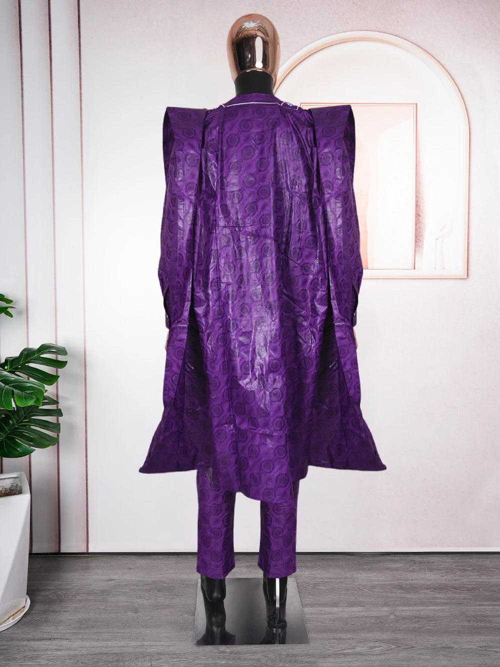 H&D South African Traditional Wear Formal Attire Bazin Riche Dashiki Outfits Shirt Pants Robe Suit African Agbada Ramadan 2024