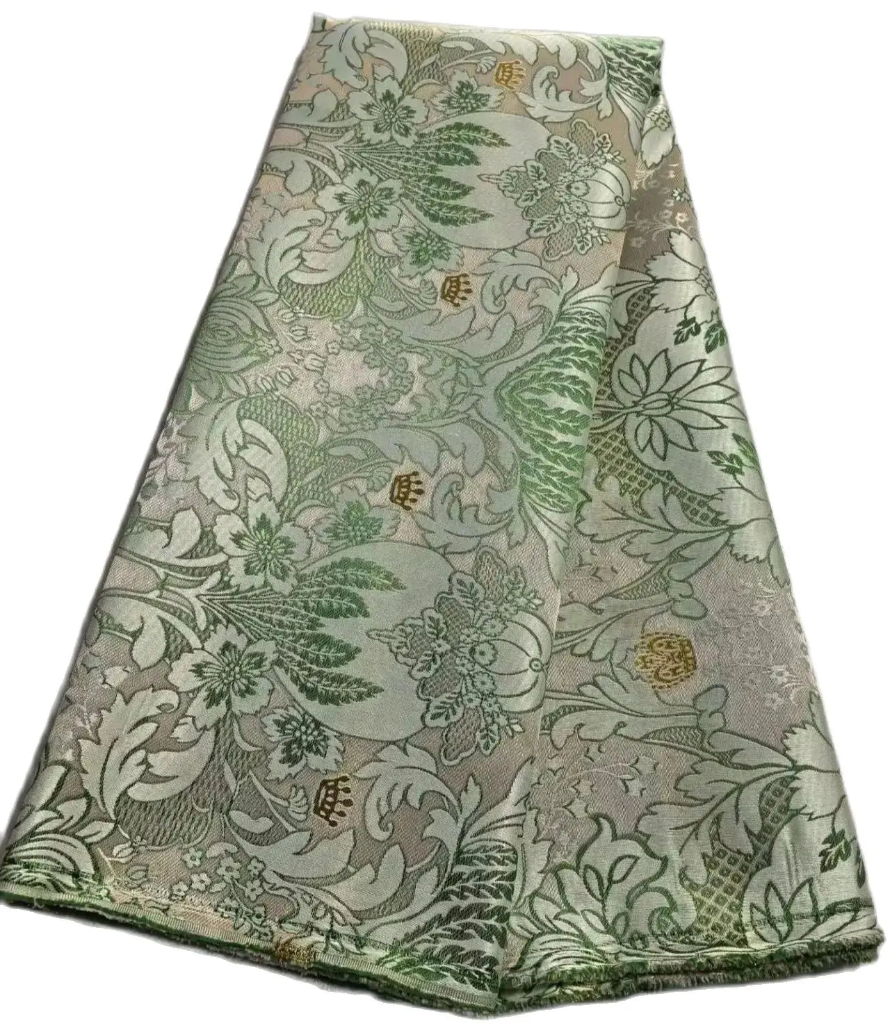 African Thick Damask Lace Fabric 2.5Yard Or 5Yards 2025 Jacquard Brocade Fabrics DIY Sew For Nigeria Women Headtie Aso obi Dress