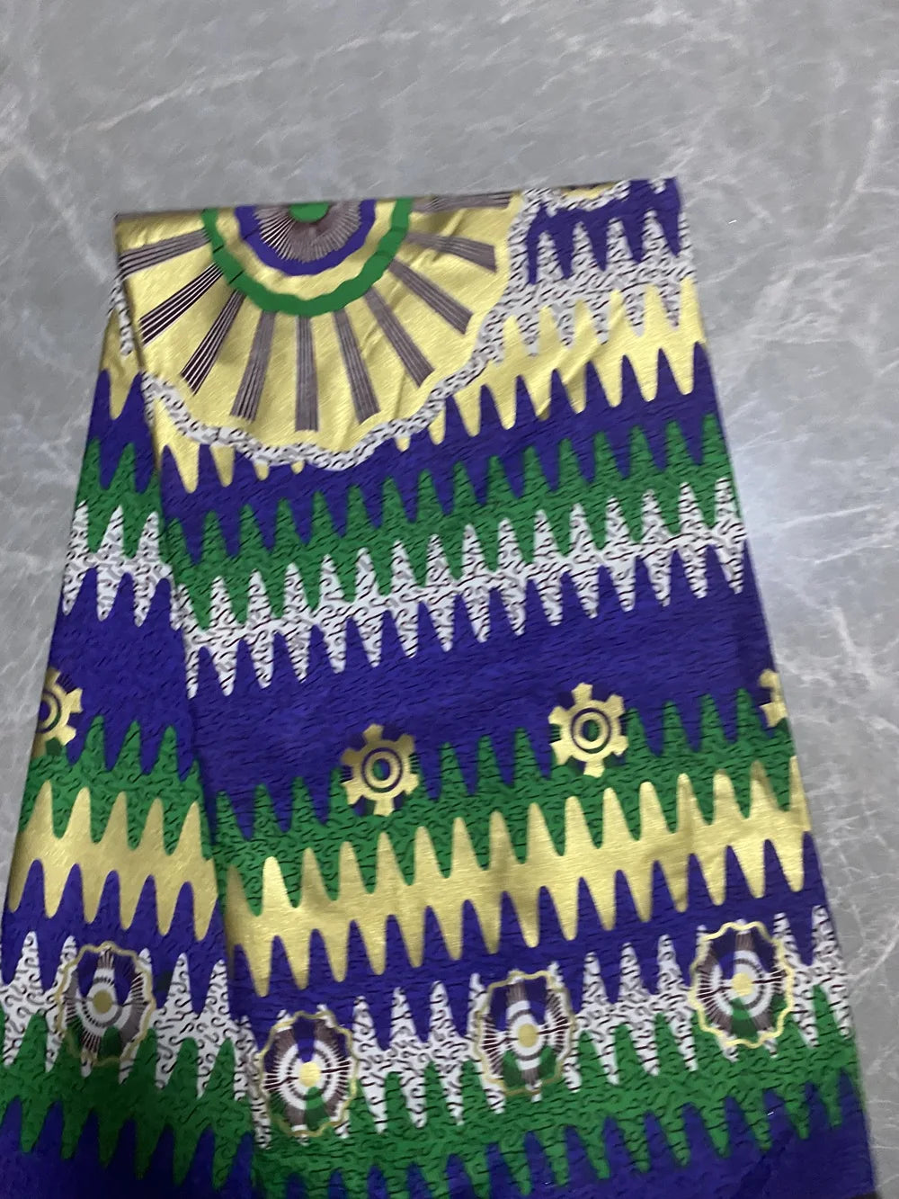 Soft Stuff Cotton Material African Wax Fabric Ankara Golden Printed Kente Super Good Quality Shine New For Sew Wedding Dress
