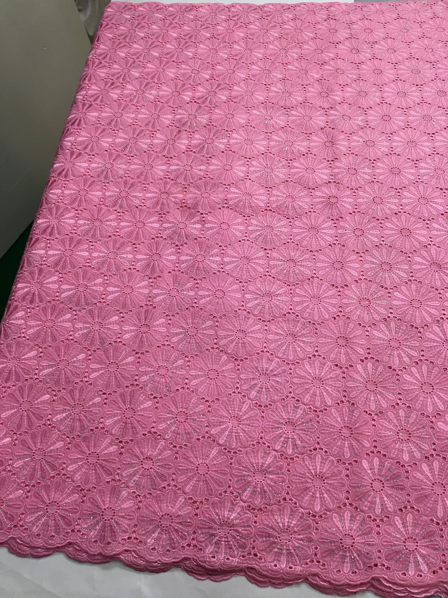 Nigerian Swiss Voile Cotton Fabric Lace African Lace Fabric with Stones Evening Party Dresses For Women High Quality2.5yards4200