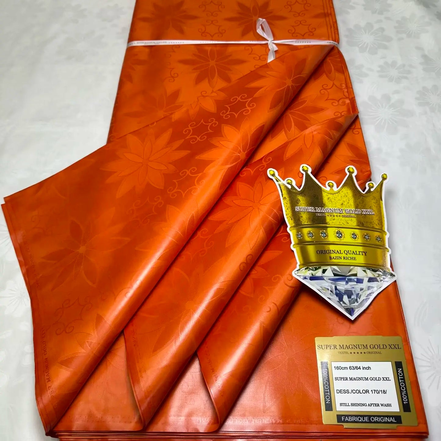 5 Meters Perfumed African Bazin Brocade Fabrics for Dress 100% Cotton Team Bazin Riche Brode Jacquard Material for Clothes 16A91