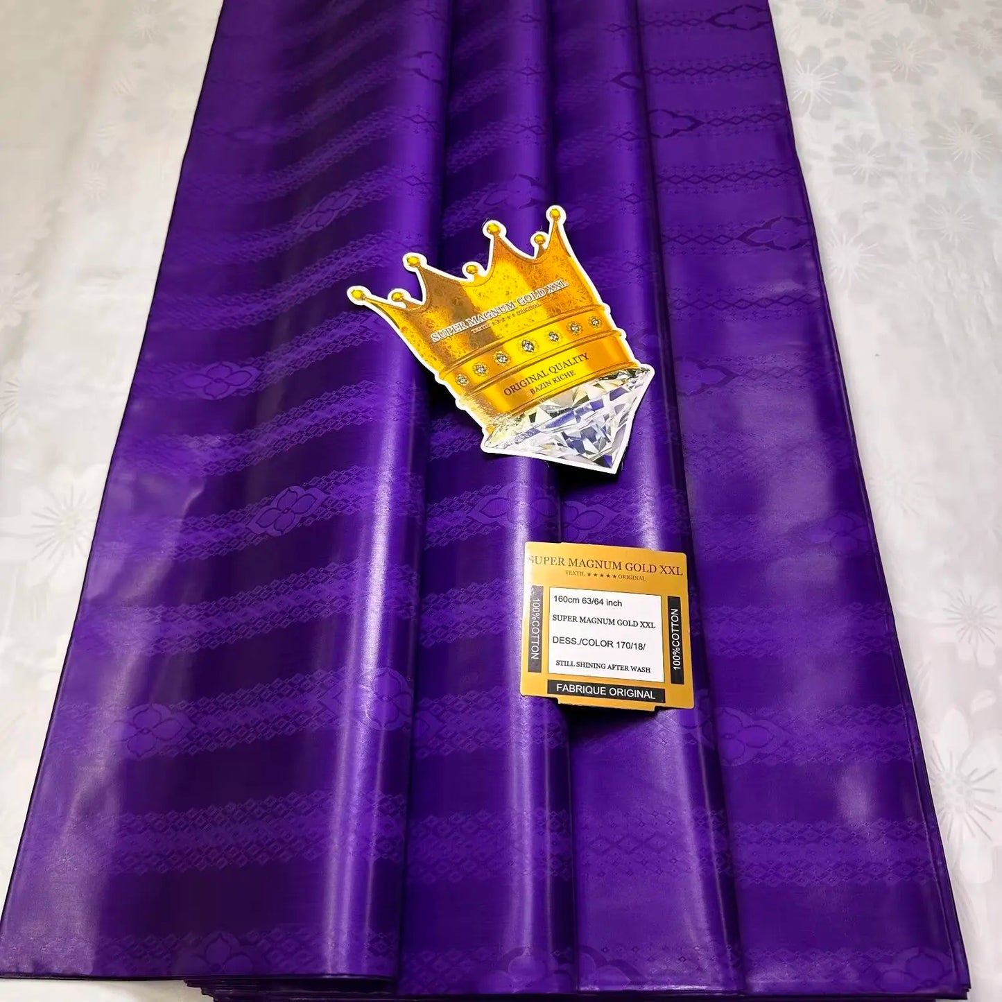 5 Meters Perfumed African Bazin Brocade Fabrics for Dress 100% Cotton Team Bazin Riche Brode Jacquard Material for Clothes 16A91