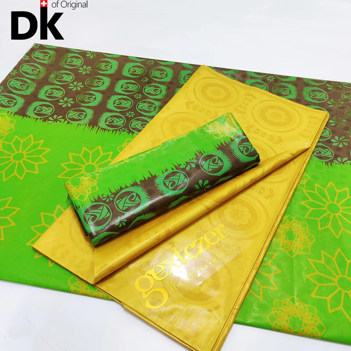 2.5 Yards Prints Baizn With 2.5 Yards Plain Bazin Perfect Match For African Guinea Women Wedding Party Dress Sewing Basin Fabric